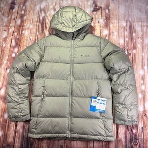 Columbia Youth Pike Lake II Hooded Insulated Jacket  Safari Size XL 18-20 Youth